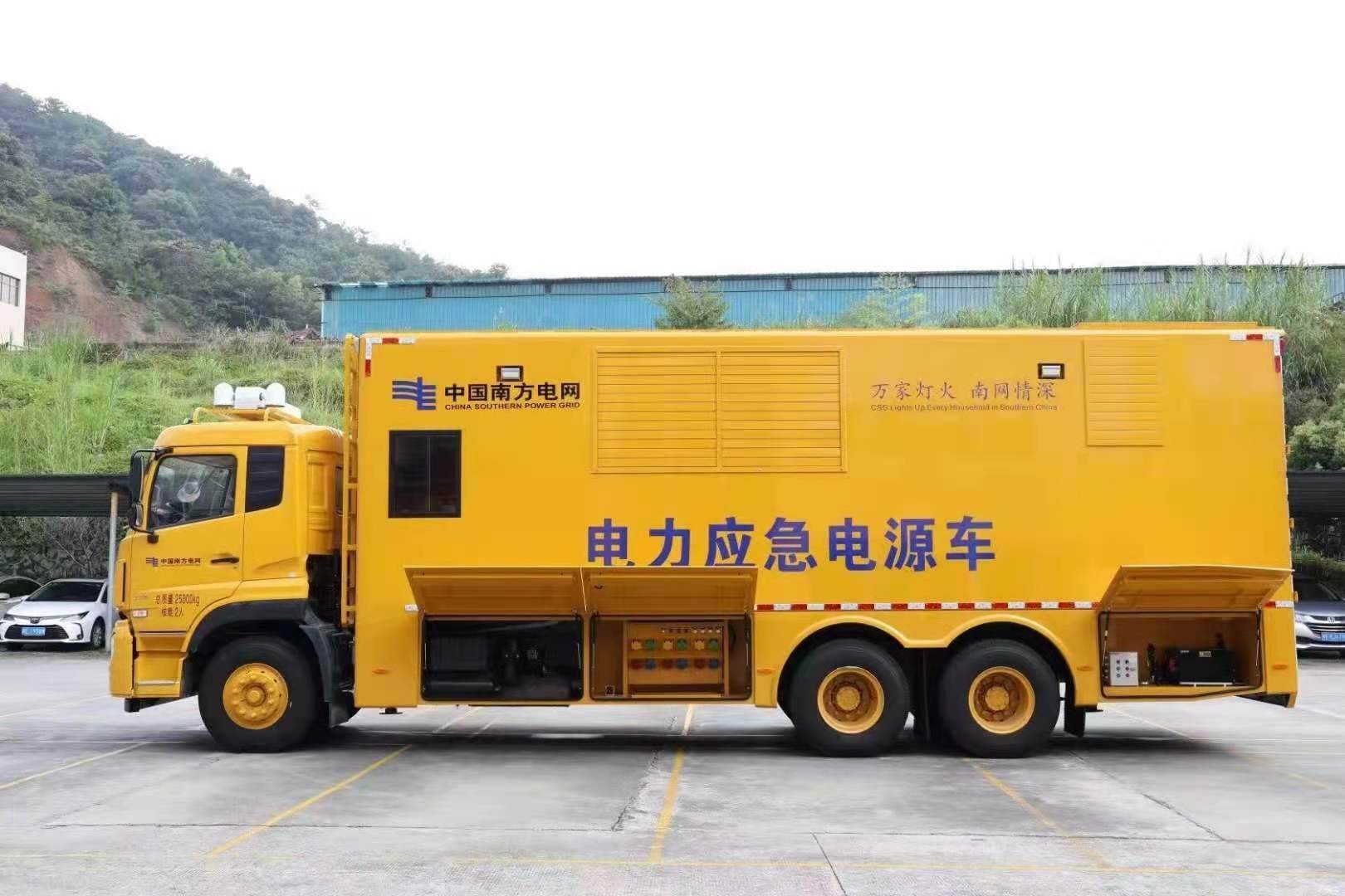 子长安康大型柴油发电机发电车UPS电源出租租赁